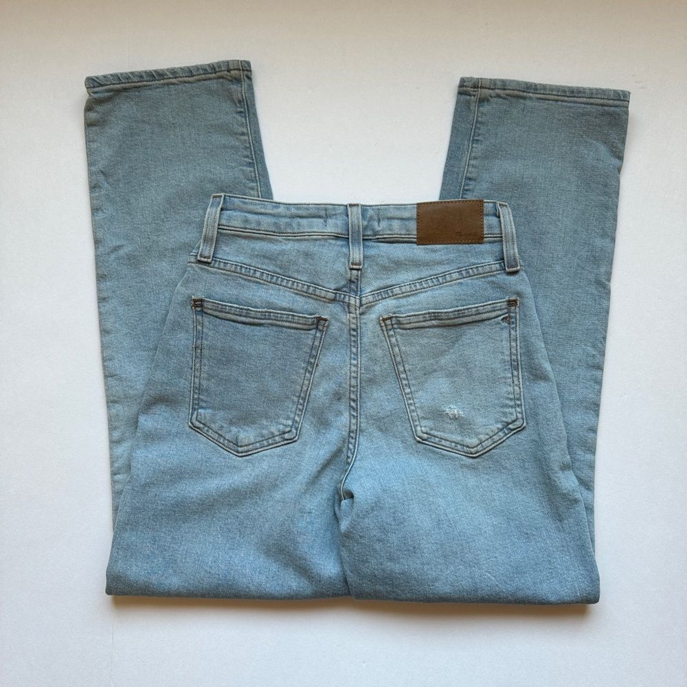Madewell The Curvy Perfect Vintage Jean in Danby Wash: Ripped Edition Size 25P - Picture 9 of 10